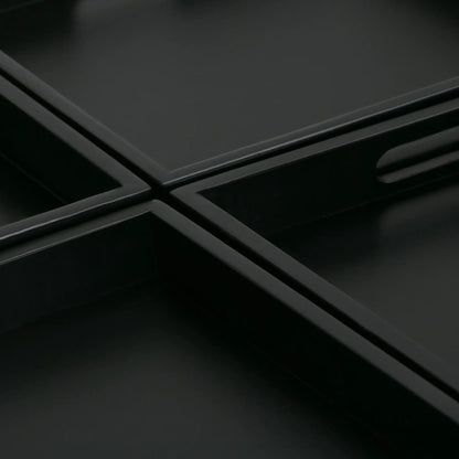 Avalon square coffee table storage ottoman by Unique Piece Furniture in black finish on Tampa Home & Garden Store