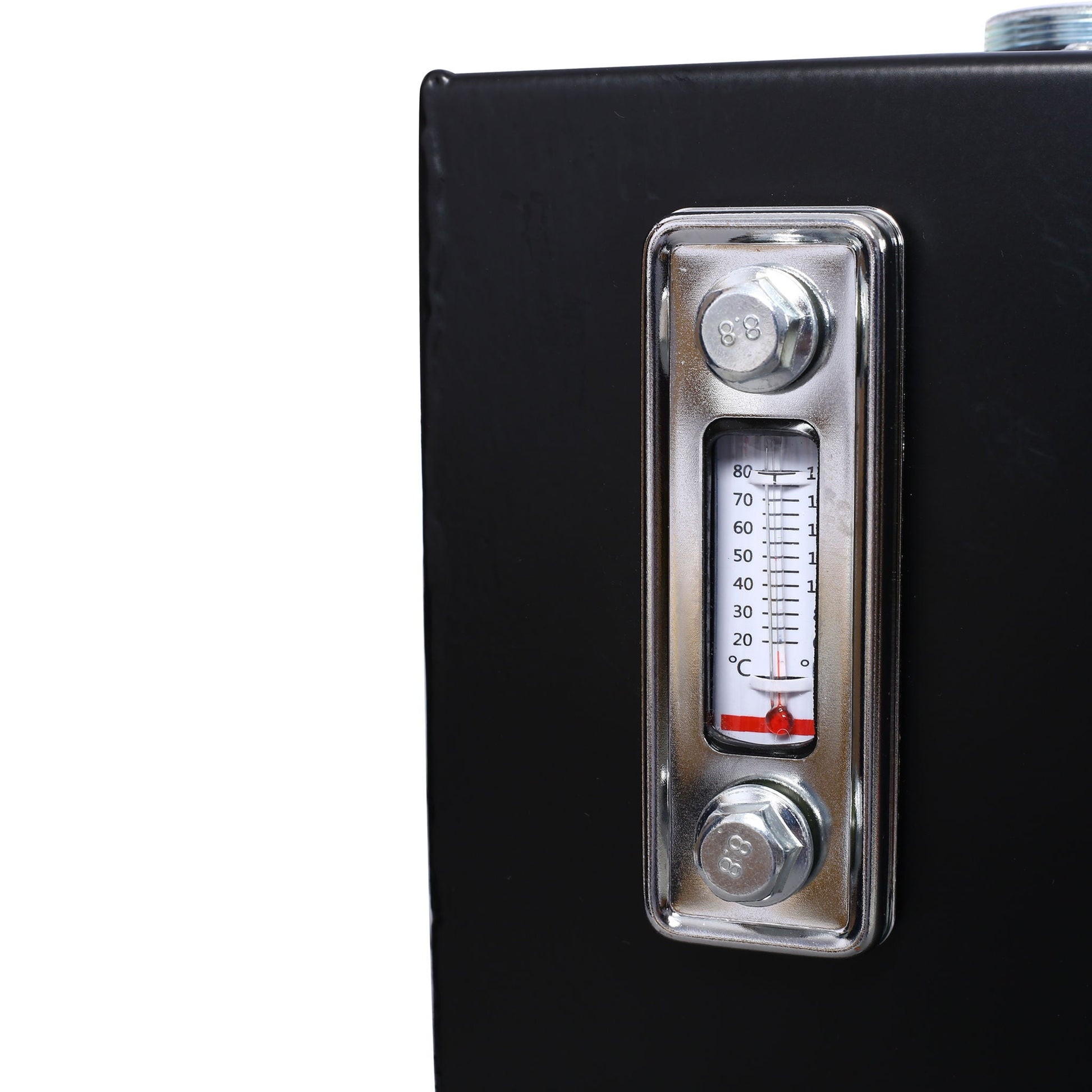 Heavy Duty Hydraulic Fluid Tank 10 Gal steel reservoir with gauge, black HouseOfZazla on Tampa Home & Garden Store