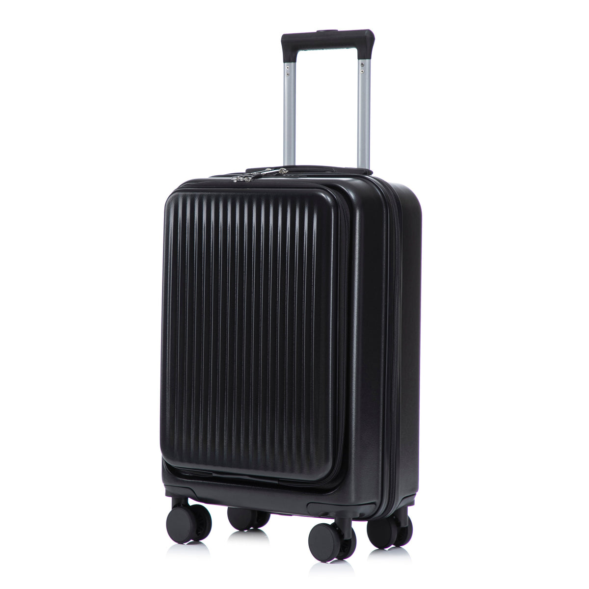 ABS spinner luggage set black with cosmetic case, 14' & 20' sizes on Tampa Home & Garden Store