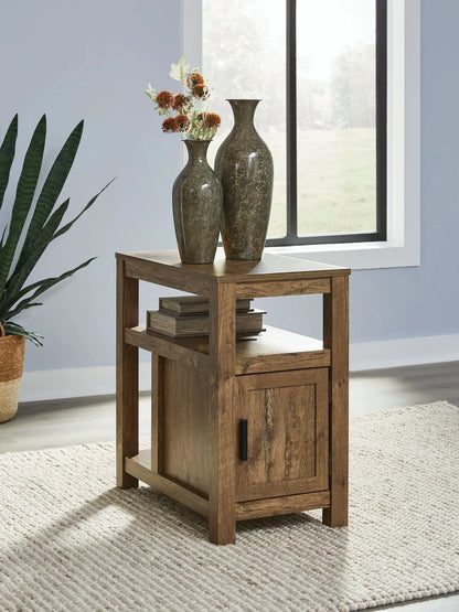 Fendenmore Chair Side End Table With USB Ports