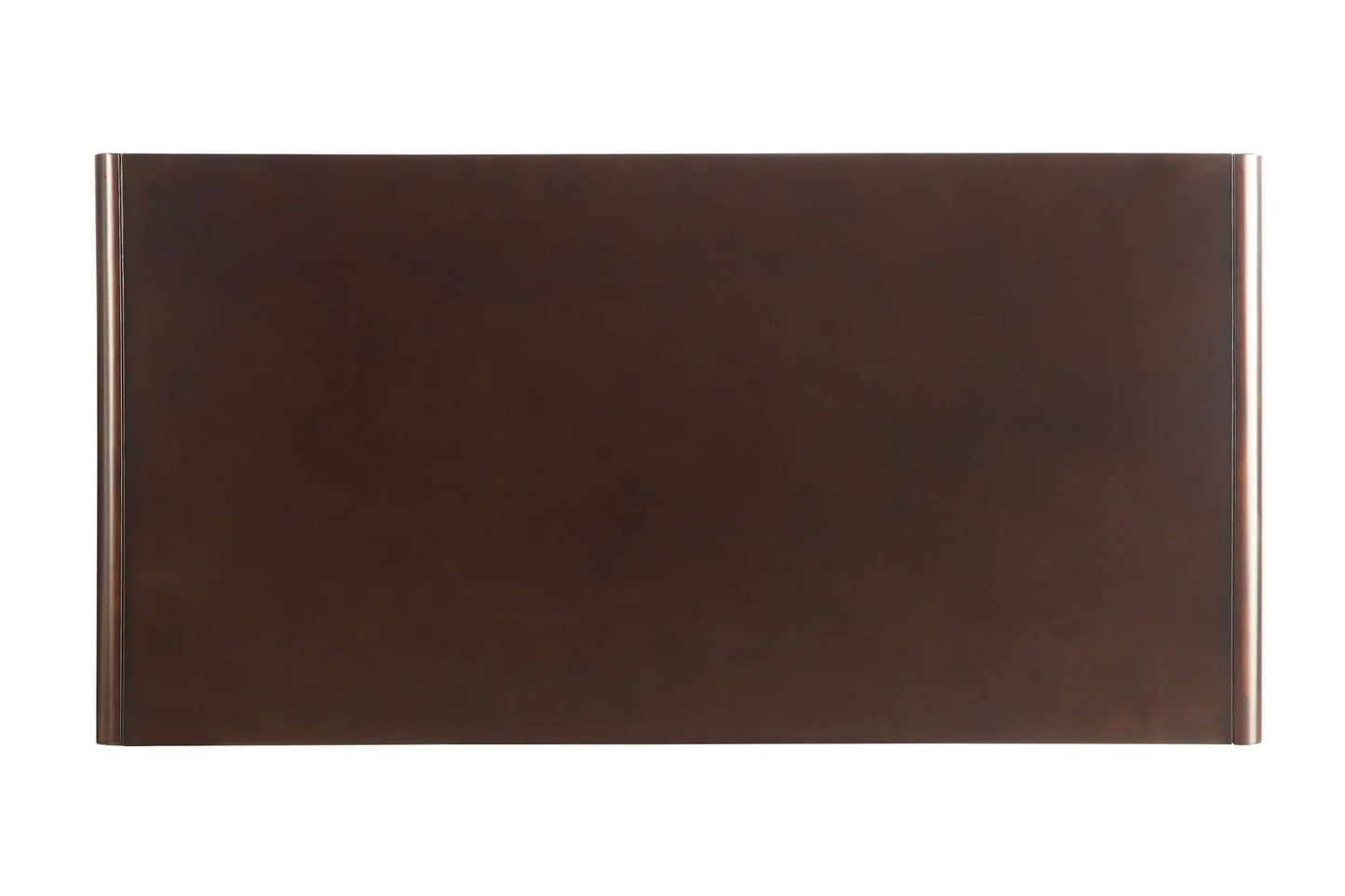 Christa sofa table espresso finish with metal edge accents by Unique Piece Furniture on Tampa Home & Garden Store