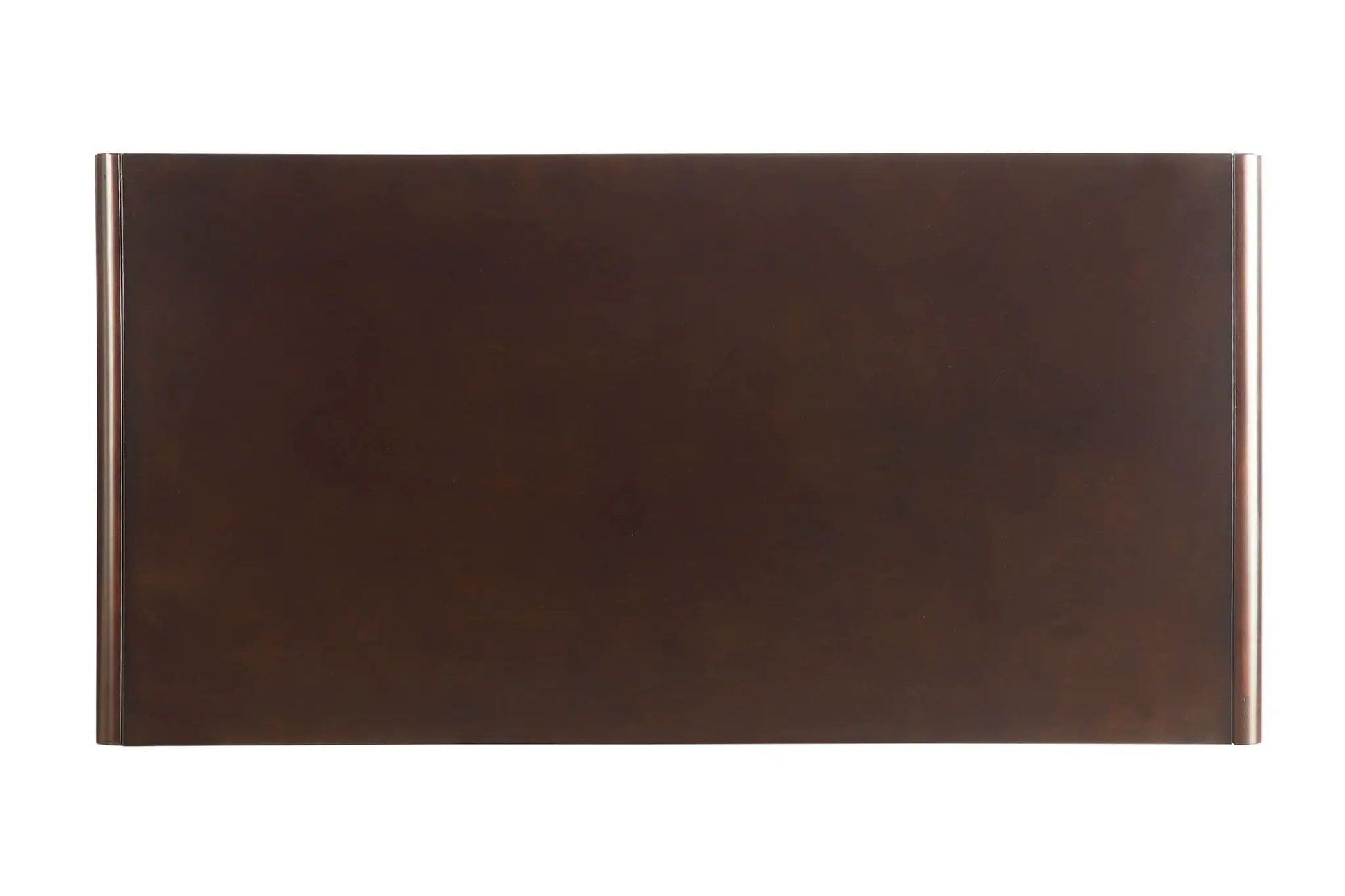 Christa sofa table espresso finish with metal edge accents by Unique Piece Furniture on Tampa Home & Garden Store