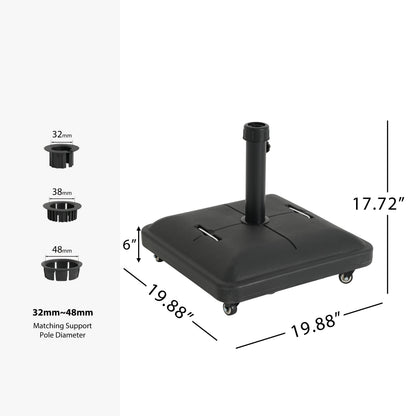 Halea Outdoor 90 Pound Square Umbrella Base