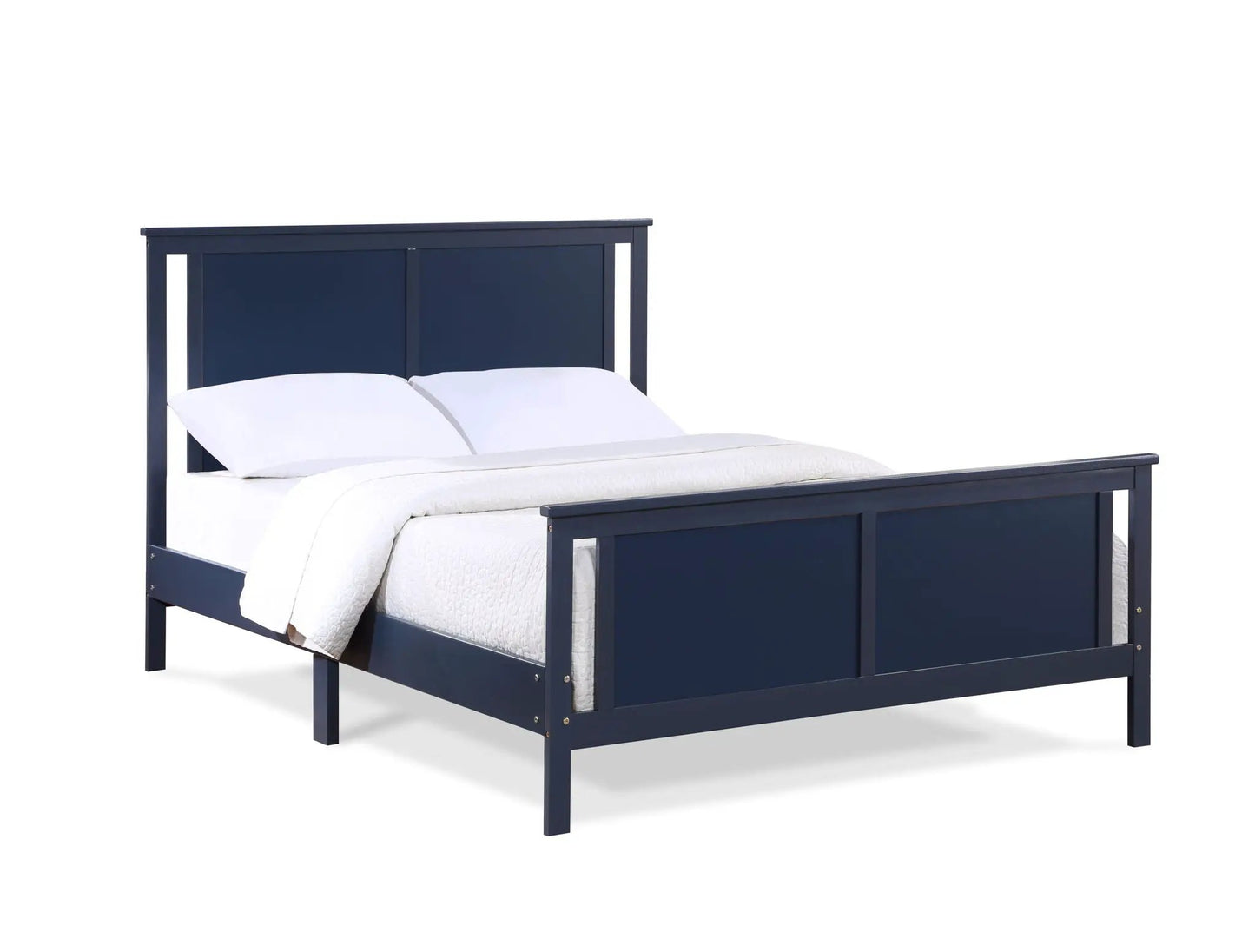 Connelly panel bed in navy blue by Unique Piece Furniture on Tampa Home & Garden Store