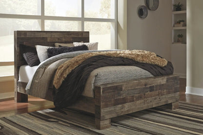 Derekson Panel Bedroom Set with Butcher Block