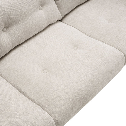 Luxurious Tufted Upholstered Living Room Sofa