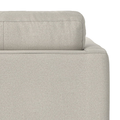 Wide Arm Chair with Removable Cushions in beige boucle fabric, HouseOfZazla armchair on Tampa Home & Garden Store