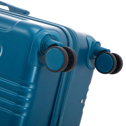 3-Piece ABS Spinner Wheel Luggage Set 20/24/28 in dark blue by HouseOfZazla on Tampa Home & Garden Store