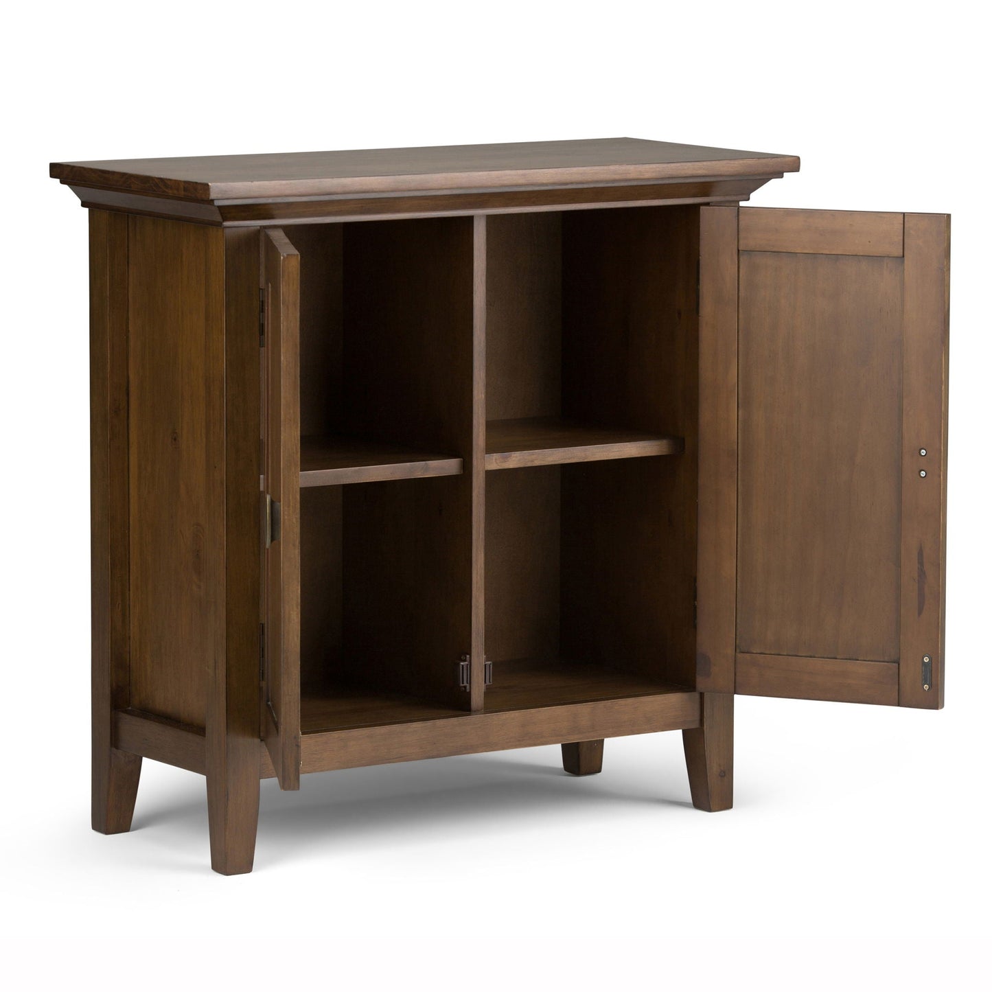 Redmond handcrafted low storage cabinet in dark wood finish, accent cabinet by HouseOfZazla on Tampa Home & Garden Store