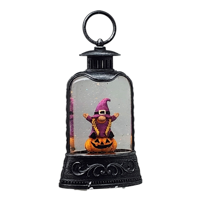 Lanterne globe lumineux - Gnome magicien