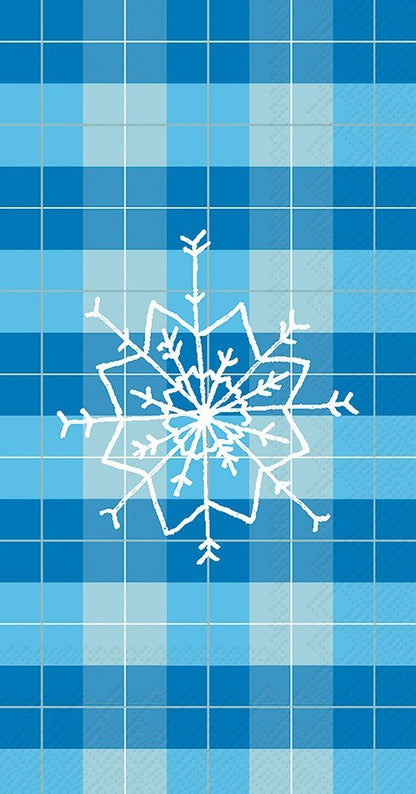 Toalla de invitados - Mad For Plaid - Copo de nieve