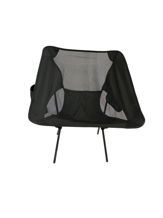 Foldable camp chair with black mesh back by River Country Gear on Tampa Home & Garden Store