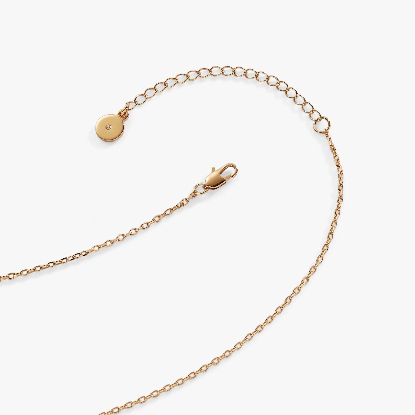 Champagne Pearl & Crystal Pendant Necklace in rose gold with disc pendant on Tampa Home & Garden Store