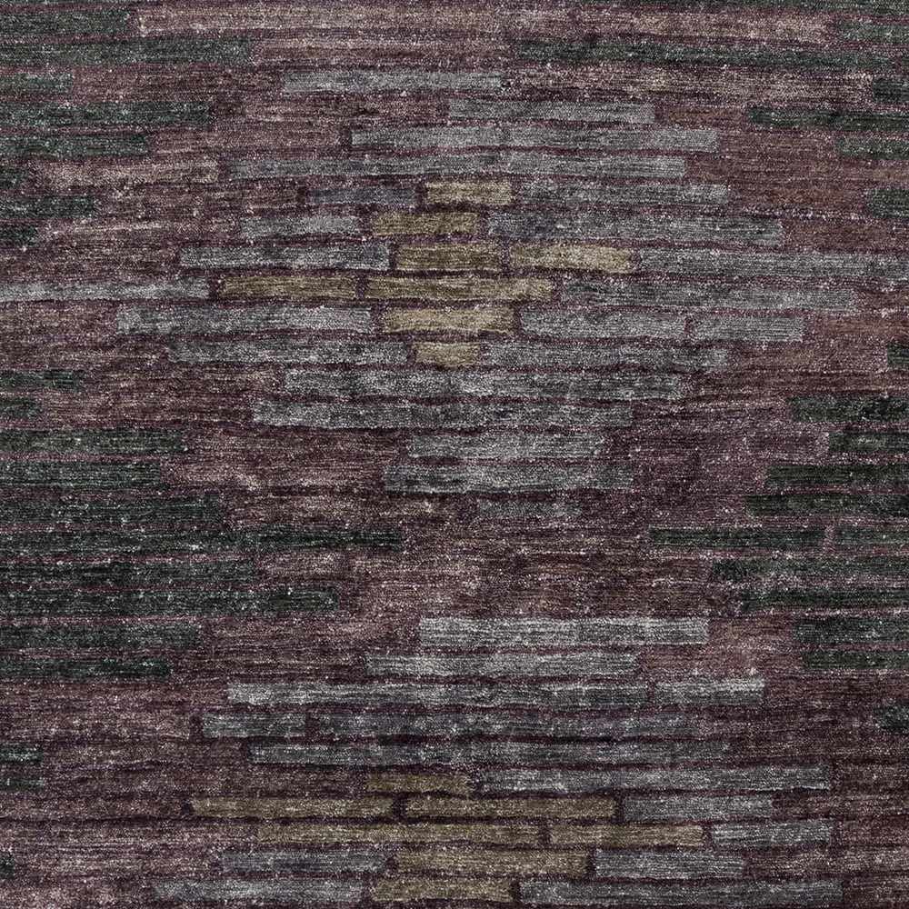 Rug Cherokee Carpet - Clearance burgundy gray brick-pattern rug by Boutique Rugs on Tampa Home & Garden Store