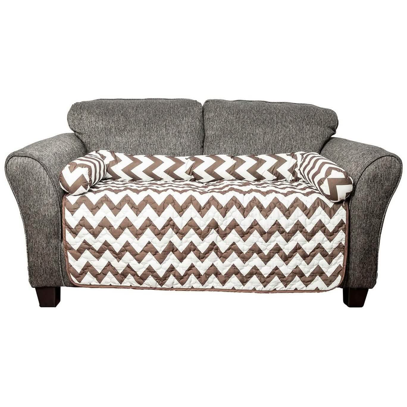 Chevron Reversible Quilted Pet Bed Chair Cover by DailySale, chevron pattern, assorted sizes on Tampa Home & Garden Store