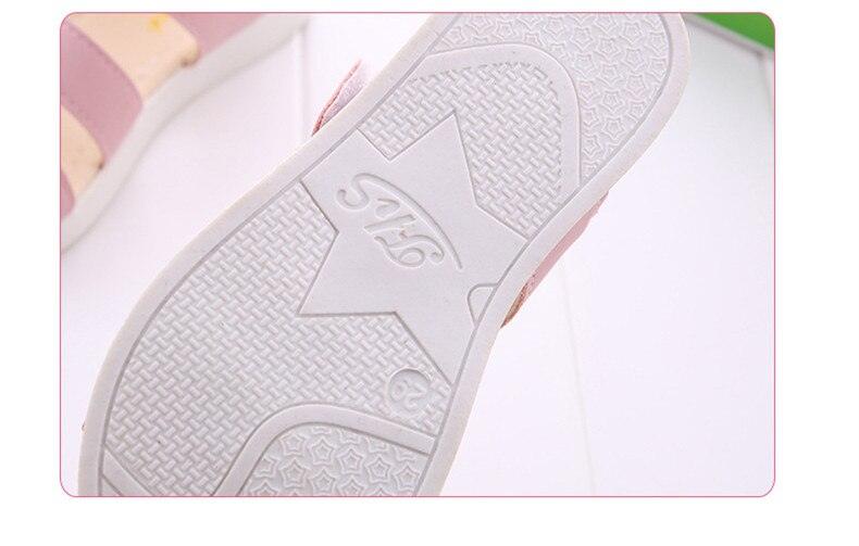 Stevvex children's sandals open-toe sole view with white textured outsole and logo on bottom on Tampa Home & Garden Store