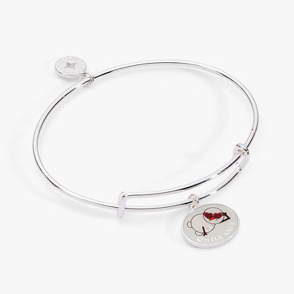Seasonal Snowman Chill Out Charm Bangle Gift