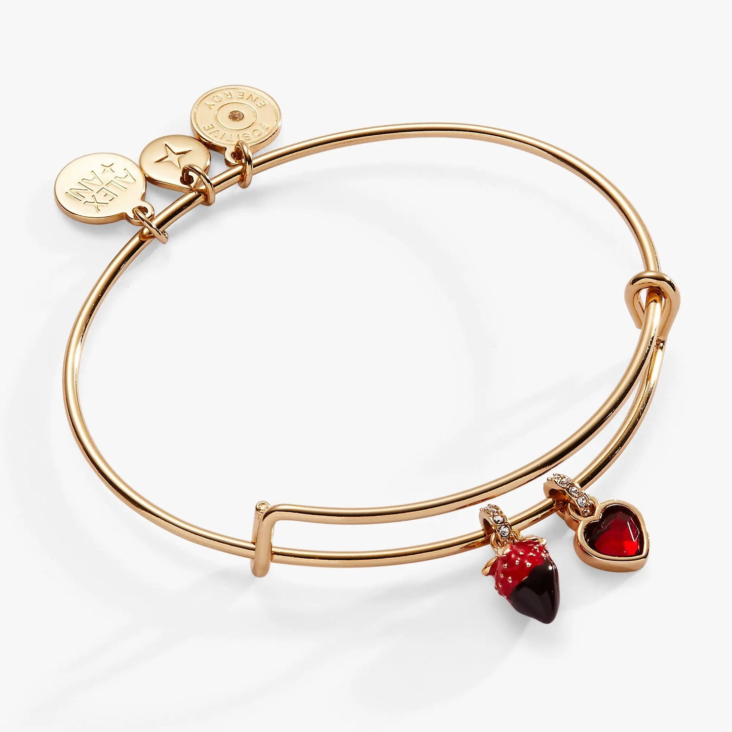 Chocolate Covered Strawberry Duo Charm Bangle