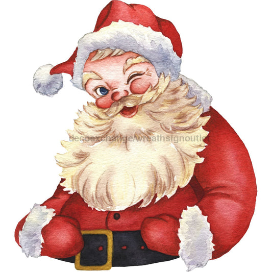 Letrero de Navidad, letrero de Papá Noel, letrero de madera, DECOE-W-903415, colgador de puerta de 55,88 cm