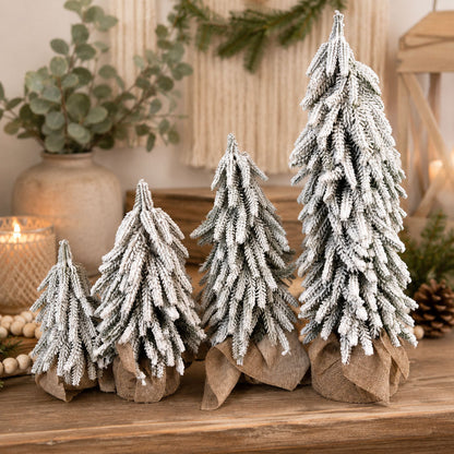 Sapins de Noël enneigés NOUVEAU