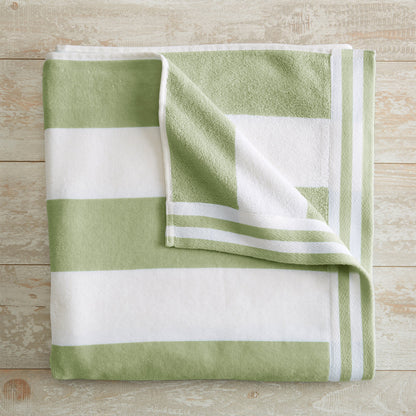 Striped Cabana Beach Towel and Soft Pastel Colors