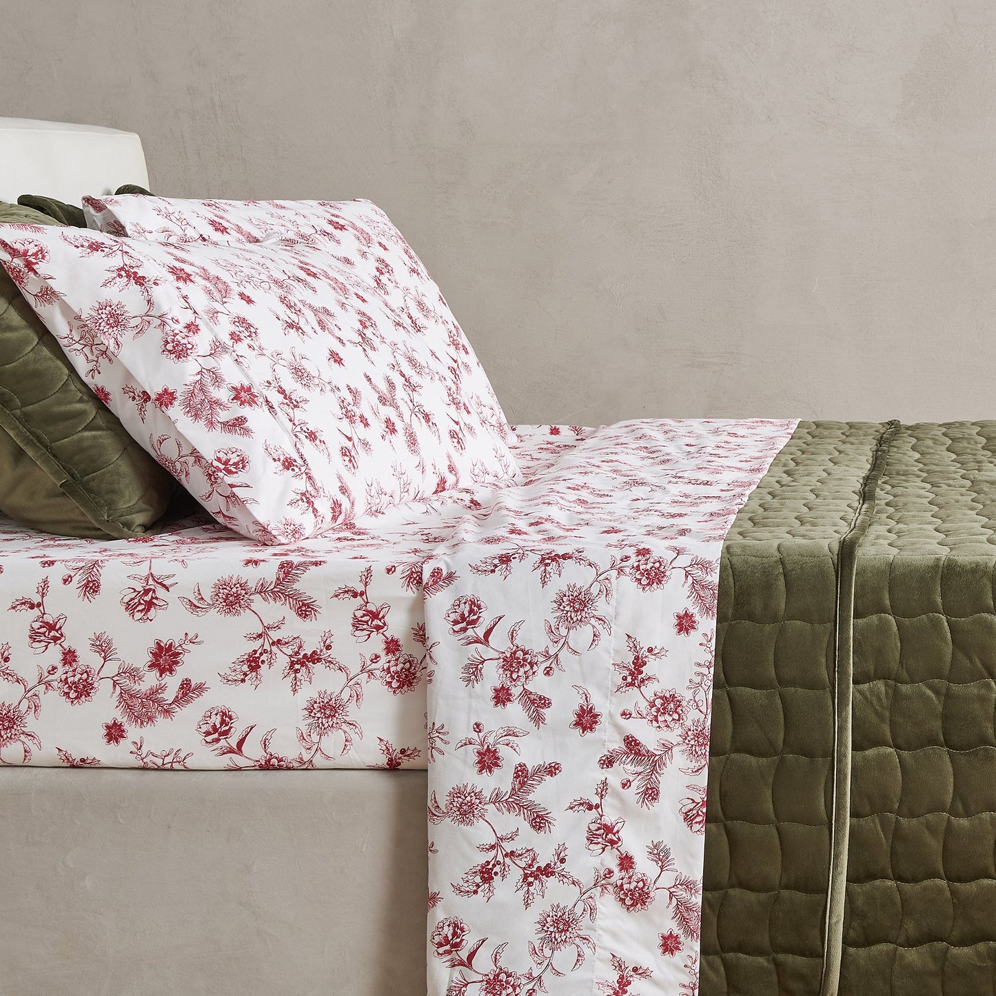 Watercolor Floral Sheet Set and a Pillowcase