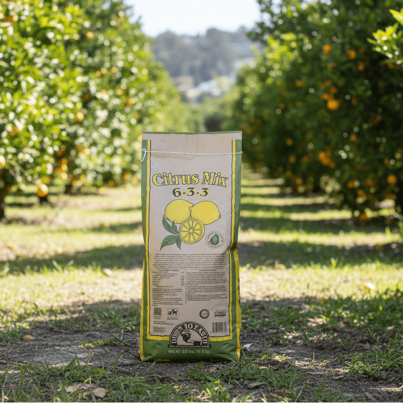 Fertilizante cítrico 6-3-3 (bolsa de 25 lb)