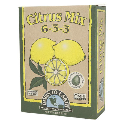 Fertilizante de mezcla para cítricos 6-3-3 (5 lb)