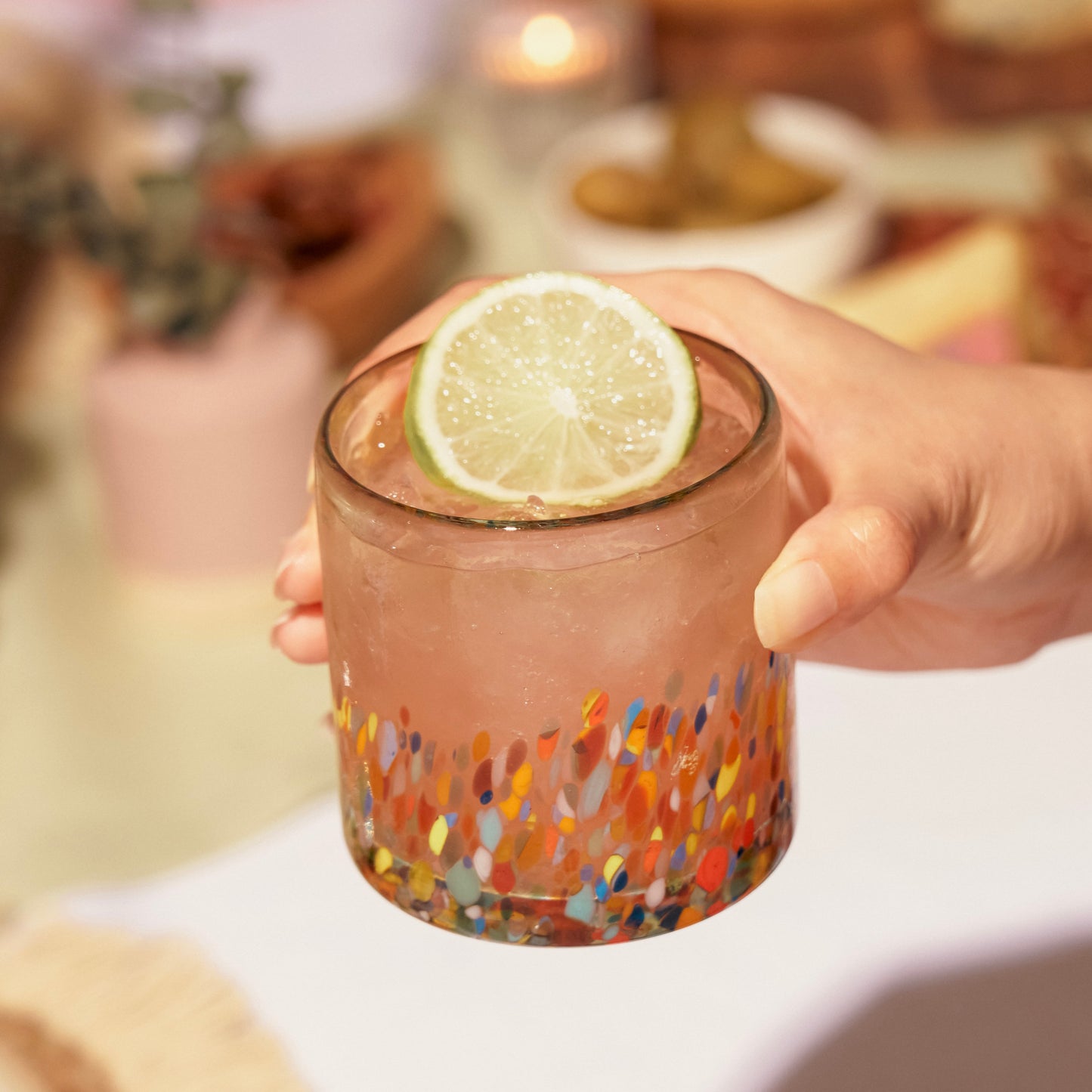 Handblown Recycled Glass and Cocktail Tumblers