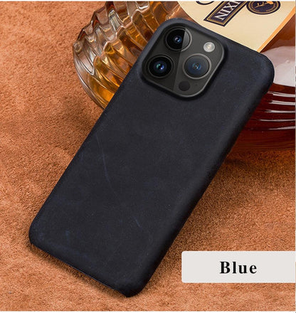 Stevvex leather iPhone case, slim back bumper, fits iPhone 13/14 Max on Tampa Home & Garden on Tampa Home & Garden Store