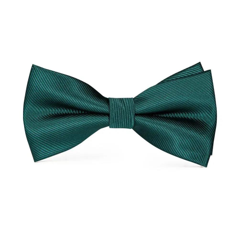 Bow tie green silk butterfly style by Stevvex, men's formal accessory on Tampa Home & Garden Store
