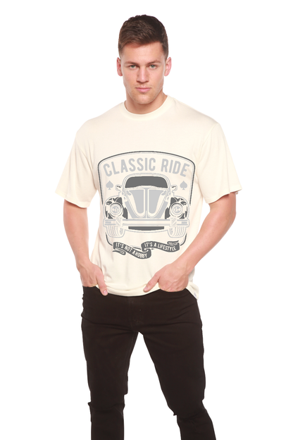 Classic Ride men's bamboo viscose/organic cotton graphic tee with vintage car print Spun Bamboo on Tampa Home & Garden Store