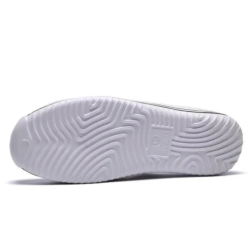 Stevvex unisex sandals white sole with textured tread on Tampa Home & Garden Store