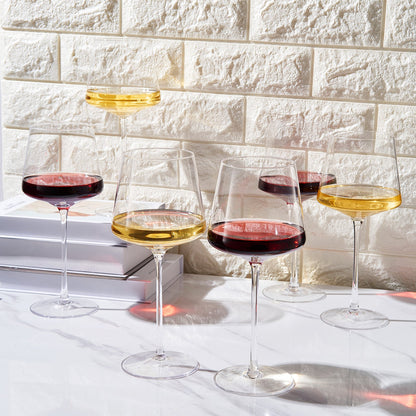 Classica Stemmed Red Wine Glasses Set of 6