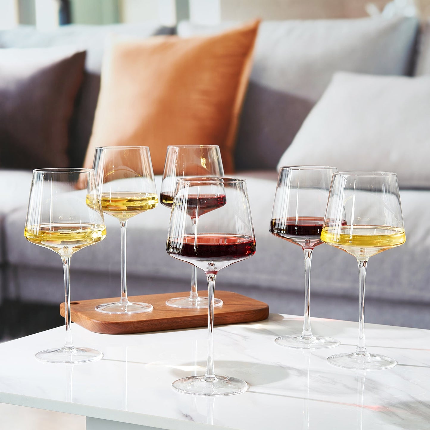 Classica Stemmed Red Wine Glasses Set of 6