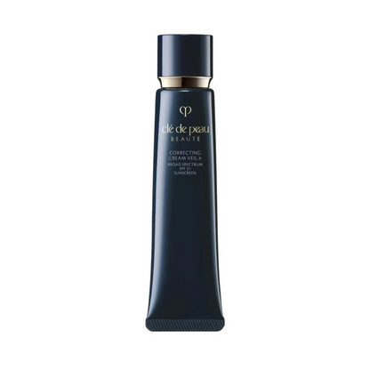 Clé de Peau Beauté Correcting Cream Veil SPF25 PA++ 37ml tube, dark navy with gold logo on Tampa Home & Garden Store