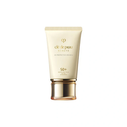 Cle de Peau Beaute UV Protective Cream SPF 50+ facial sunscreen tube with gold cap on Tampa Home & Garden Store
