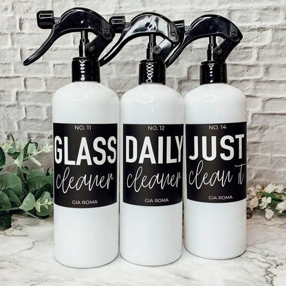 16oz Plastic Cleaning Bottles With Spray Pump
