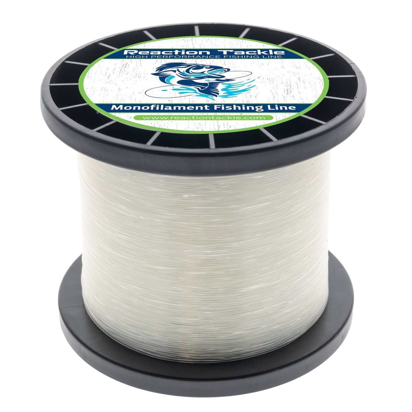 Fil de pêche monofilament en nylon Reaction Tackle - Bobines jumbo de 1 livre