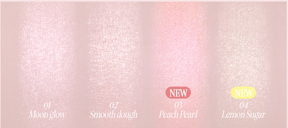 Clio Glass Highlighter Shimmer Glow and 4 Colors