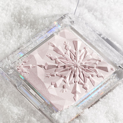 Seoulia CLIO Prism Highlighter 8g pink snowflake-embossed powder in clear compact 6-color on Tampa Home & Garden Store