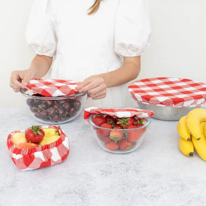 Cloth Bowl Covers and Linen Reusable Food Covers