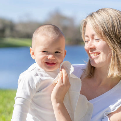 Reusable Baby Wipes Made From 100 Percent Cotton