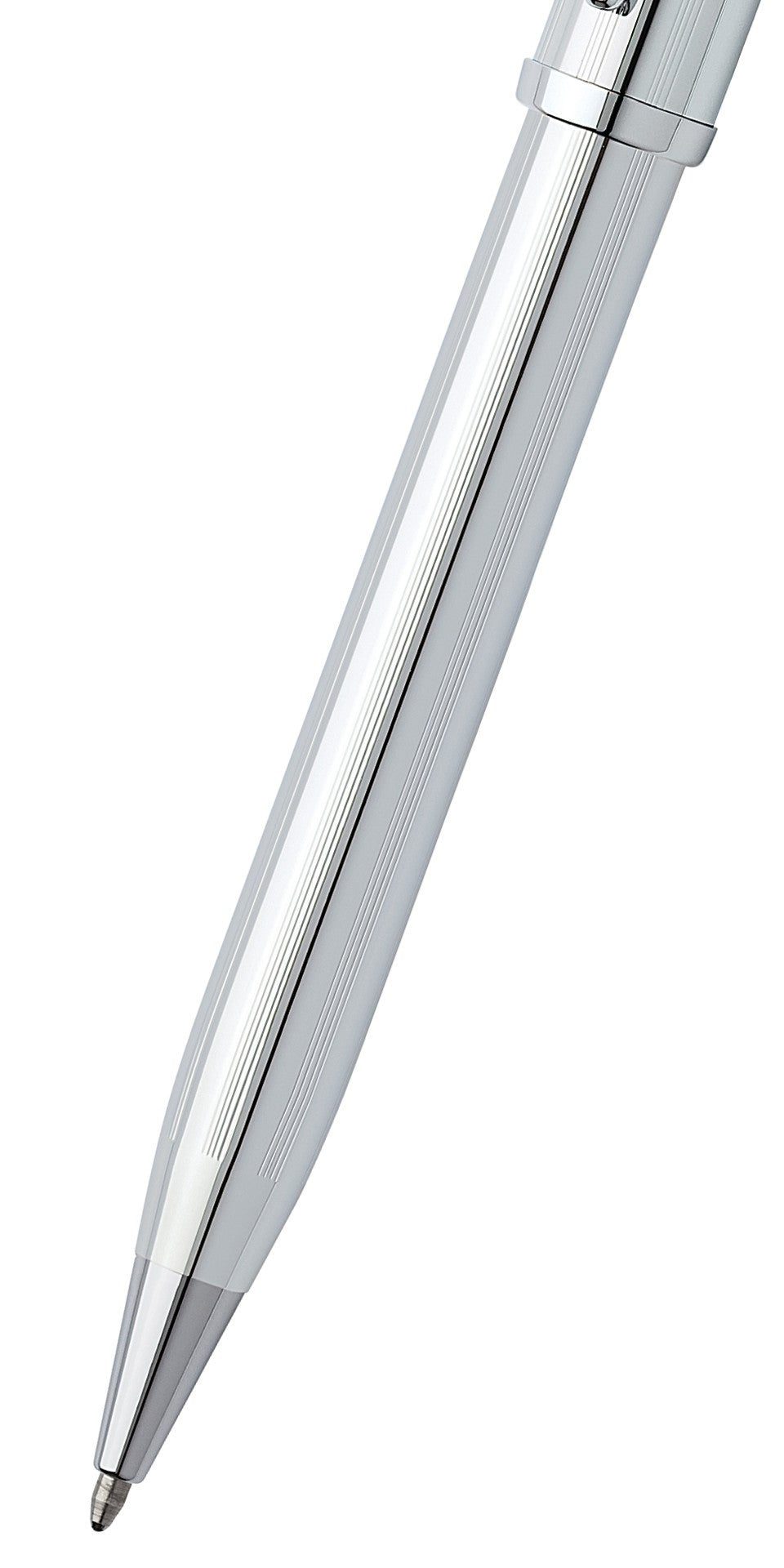 Century II Lustrous Chrome Ballpoint Pen by A.T. Cross, polished chrome barrel on Tampa Home & Garden Store