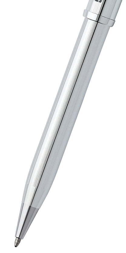 Century II Lustrous Chrome Ballpoint Pen by A.T. Cross, polished chrome barrel on Tampa Home & Garden Store