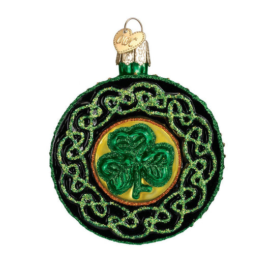 Celtic Brooch Glass Ornament - Tampa Home & Garden Store