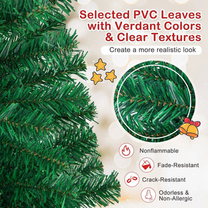 Artificial PVC Christmas Tree with Metal Stand