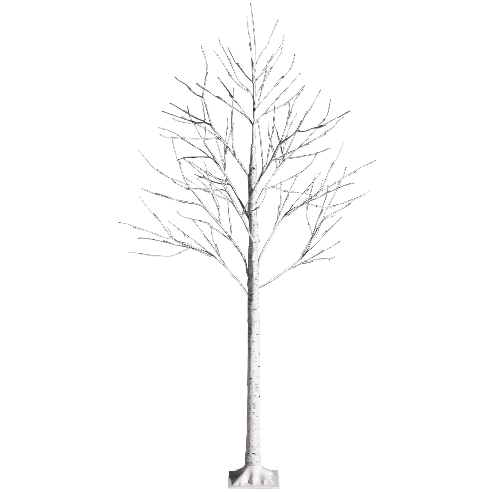 Pre-lit white twig birch tree with LED lights, DirectDeals artificial Christmas tree on Tampa Home & Garden Store