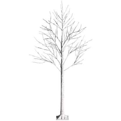 Pre-lit white twig birch tree with LED lights, DirectDeals artificial Christmas tree on Tampa Home & Garden Store