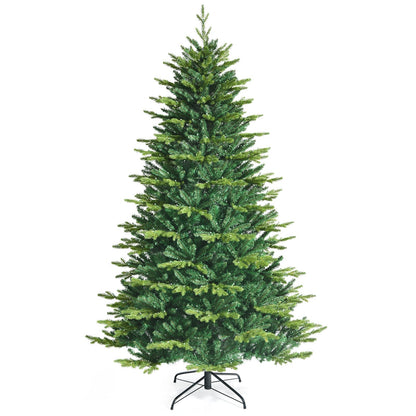 Árbol de Navidad artificial preiluminado con bisagras y luces LED controladas por aplicación - 2,1 m